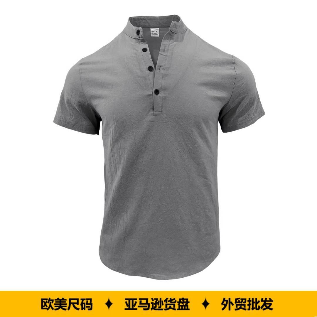 Linen Shirt Summer - Men Shirt Mens Linen Loose Fit