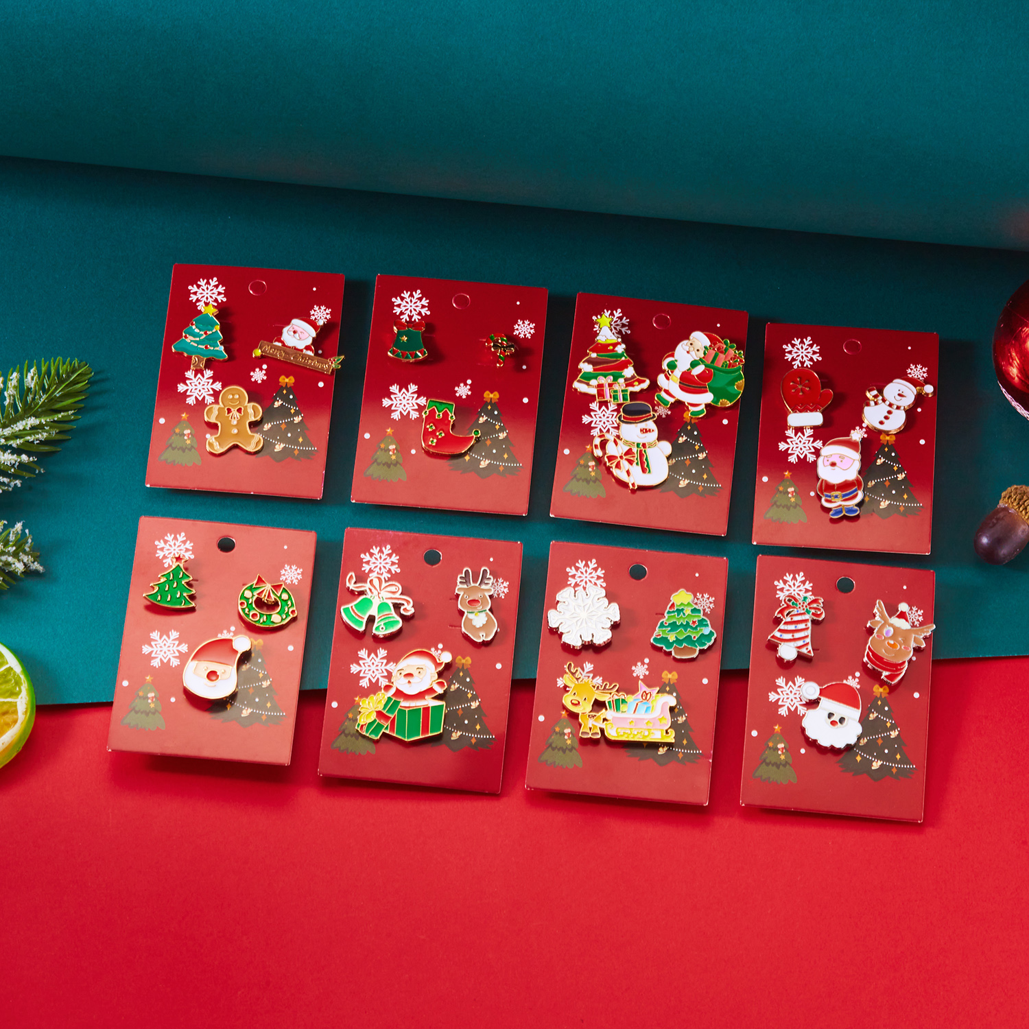 Mens Xmas Fashion - 3pcs/set Christmas Brooch For Women Men
