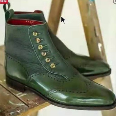 Men'S Fashion News - Men's Leather Suede Chelsea Boots Side