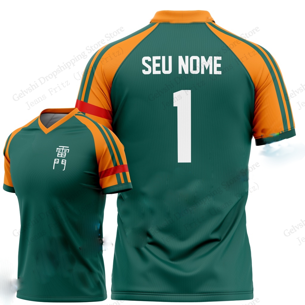 Jeans Shirt Fashion For Men - New Jersey Anime Inazuma Eleven 3D