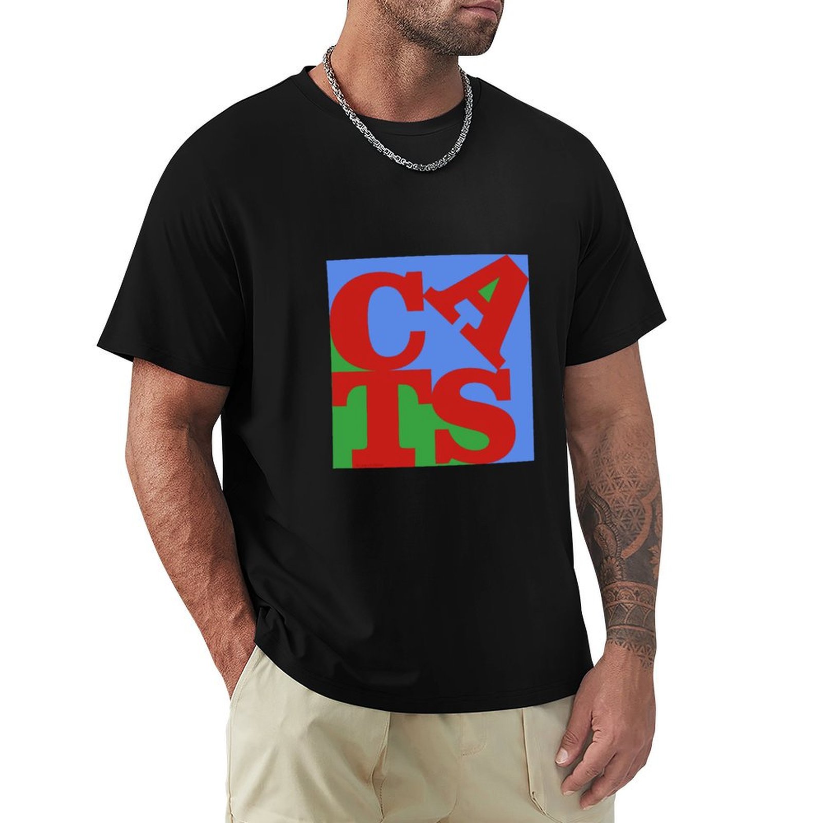 Men'S Fashion Nyc - Cats NYC Modern Art T-Shirt Summer