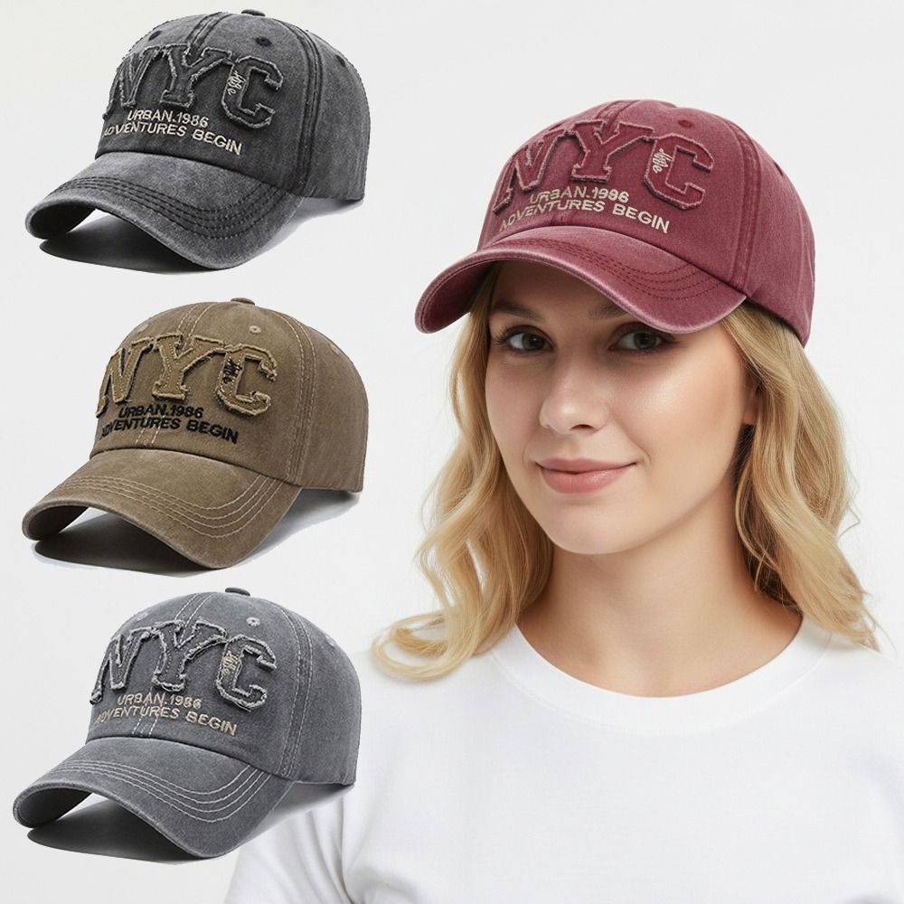 Men'S Fashion Nyc - Fashion Big Letter NYC Embroidery Baseball