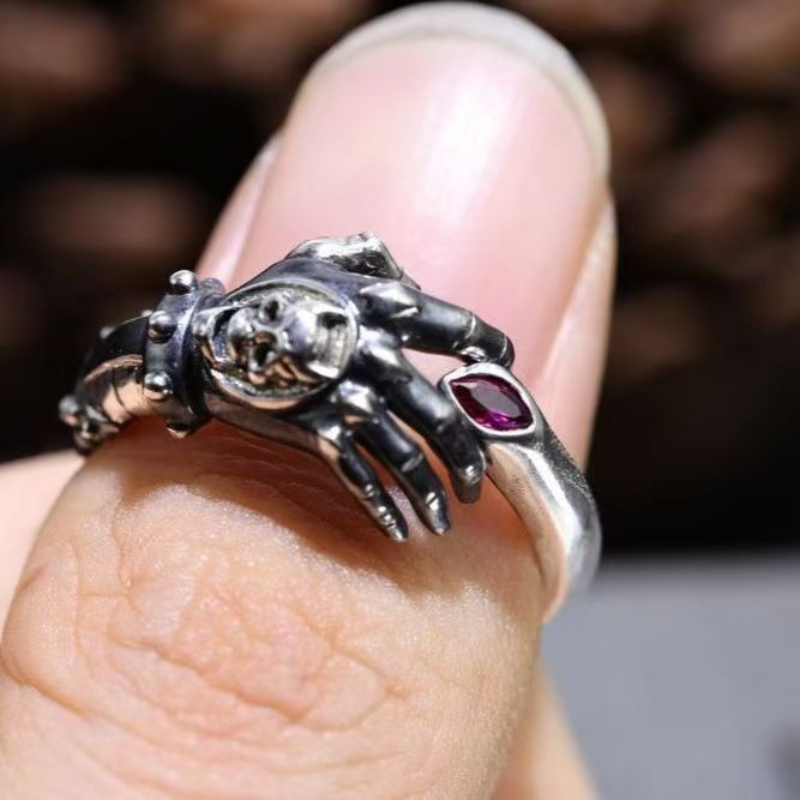 Mens Xmas Fashion - Anime Bizarre Killer Queen Cosplay Ring