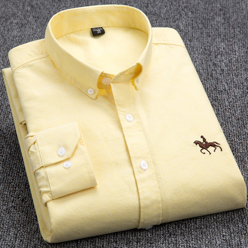 Mens Fashion Dress Shirts - Long Sleeve Pink Shirt For Men