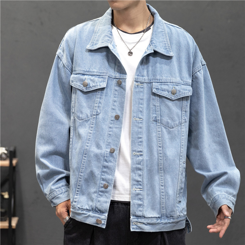 New Denim Jacket Men Vintage J - Mens Fashion Bomber Jacket recensione e prezzo