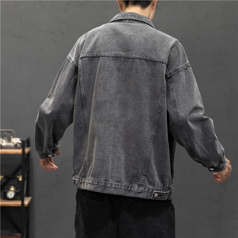 New Denim Jacket Men Vintage J - Mens Fashion Bomber Jacket recensione e prezzo