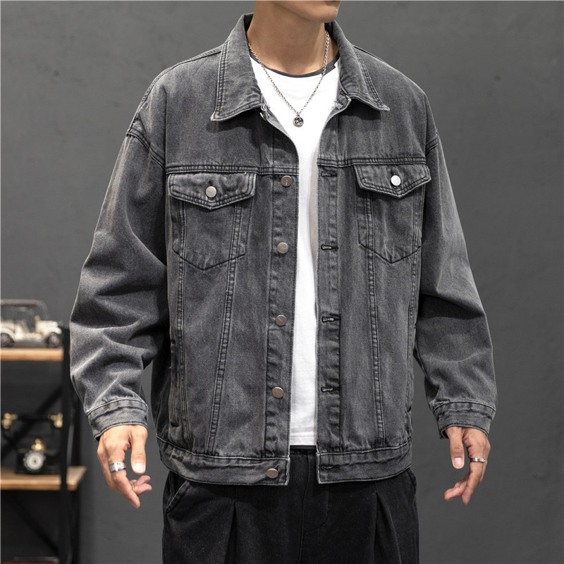 New Denim Jacket Men Vintage J - Mens Fashion Bomber Jacket recensione e prezzo