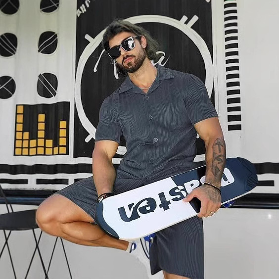 Men's 2 Piece Outfits Short Sl - Men'S Fashion And Style recensione e prezzo