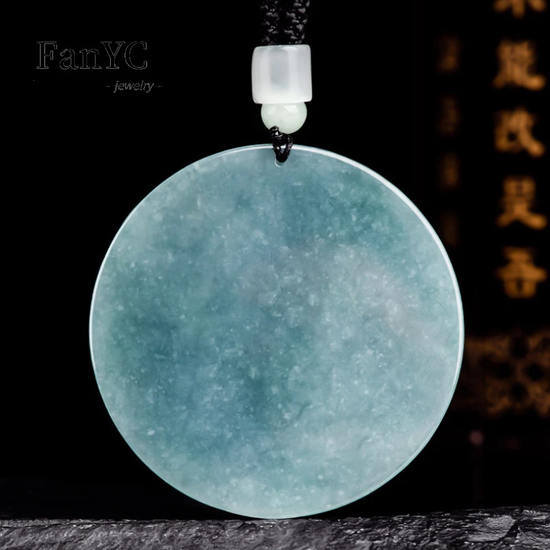 Natural A-goods Jadeite Blue W - Men'S Fashion Necklaces recensione e prezzo