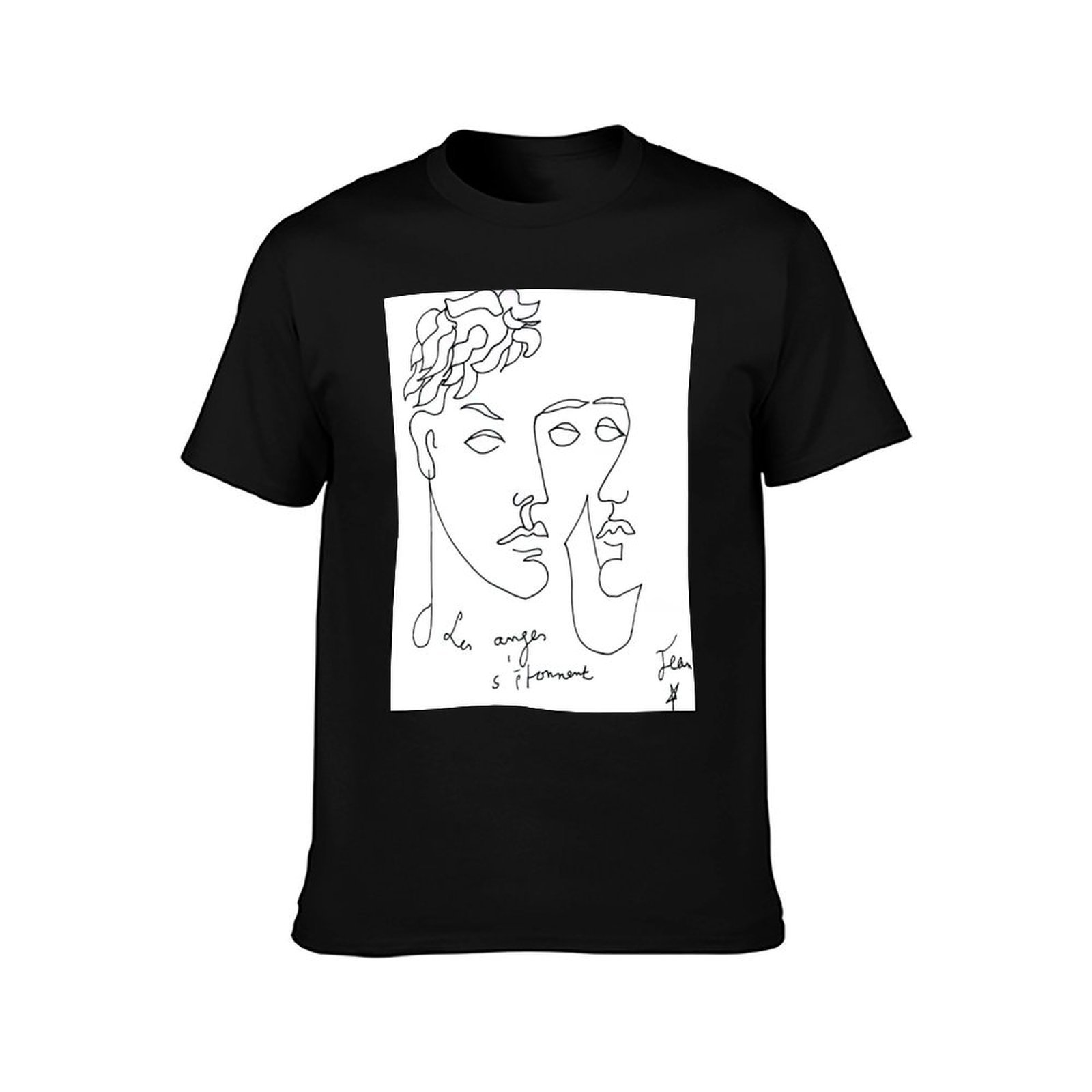 jean cocteau artwork T-Shirt F - Jeans Shirt Fashion For Men recensione e prezzo