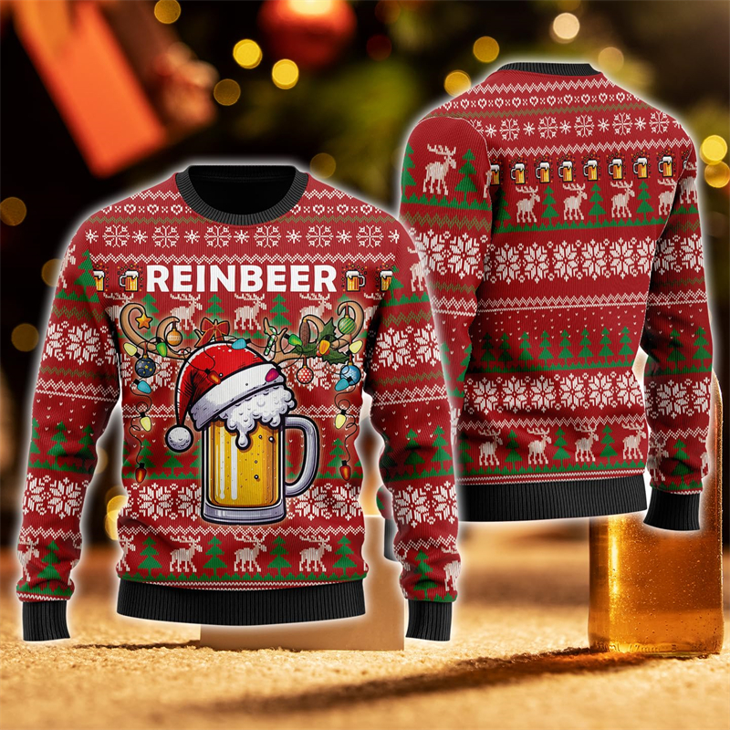 2026 New Fashion Beer Graphic  - Mens Xmas Fashion recensione e prezzo