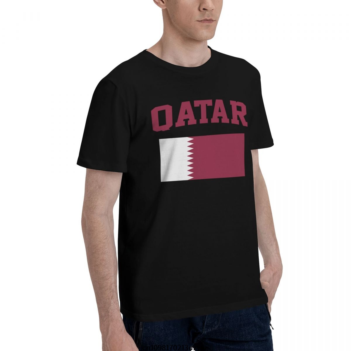 Qatar Flag T Shirt Men Fashion - Men'S Fashion Qatar recensione e prezzo
