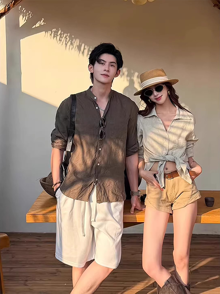 Island Vacation Style Men's Lo - Linen Shirt Summer recensione e prezzo