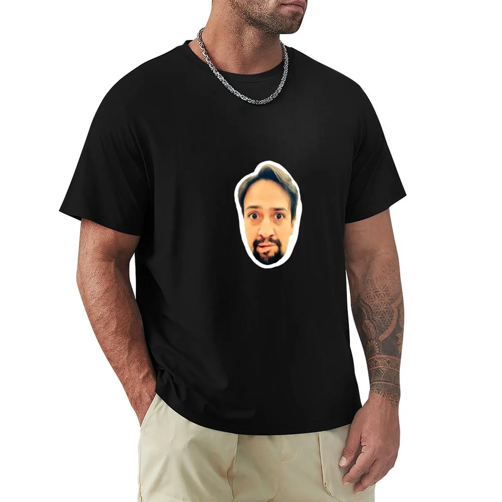Lin-Manuel Miranda Face T-Shir - Men'S Fashion Essentials 2025 recensione e prezzo