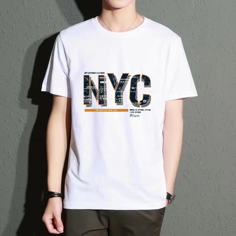 Men's Black Round-Neck Short-S - Men'S Fashion Nyc recensione e prezzo