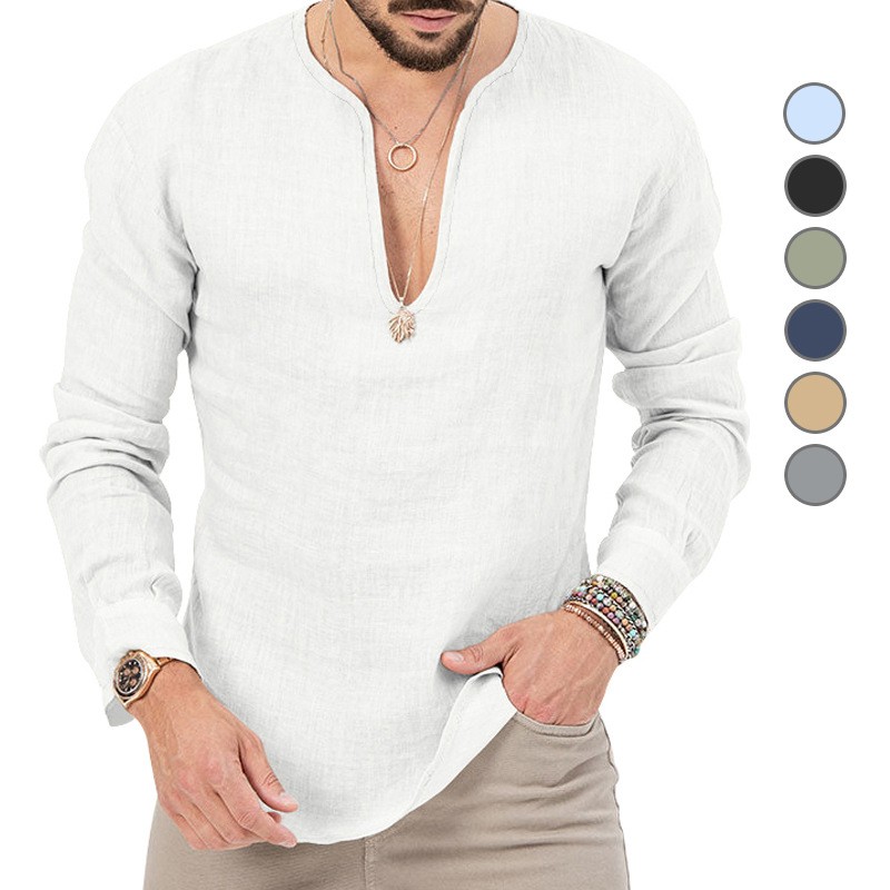 Casual Linen Shirt Slim Fit De - Linen Shirt Summer recensione e prezzo
