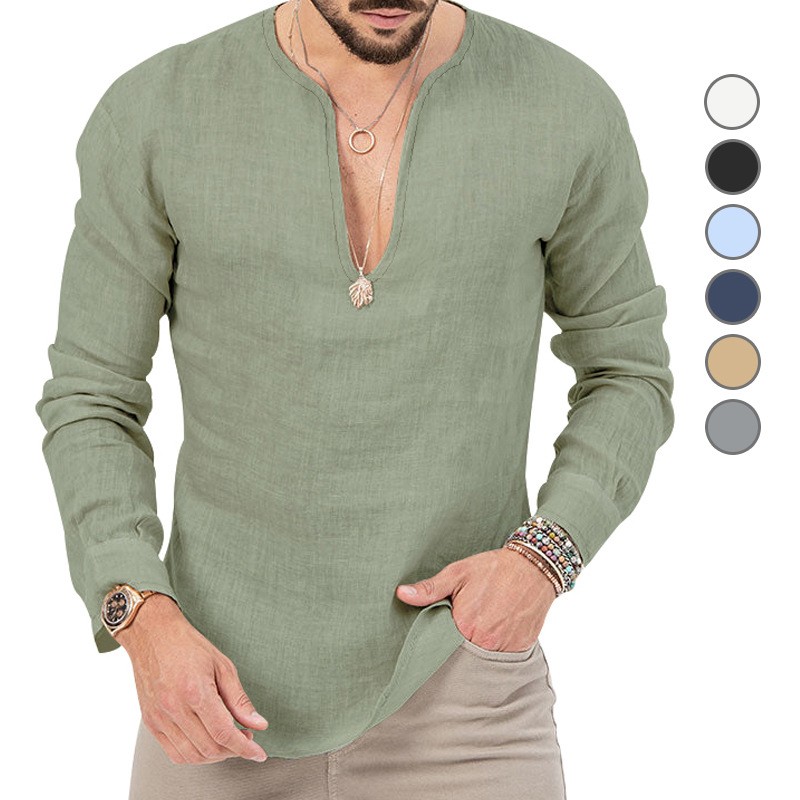Casual Linen Shirt Slim Fit De - Linen Shirt Summer recensione e prezzo