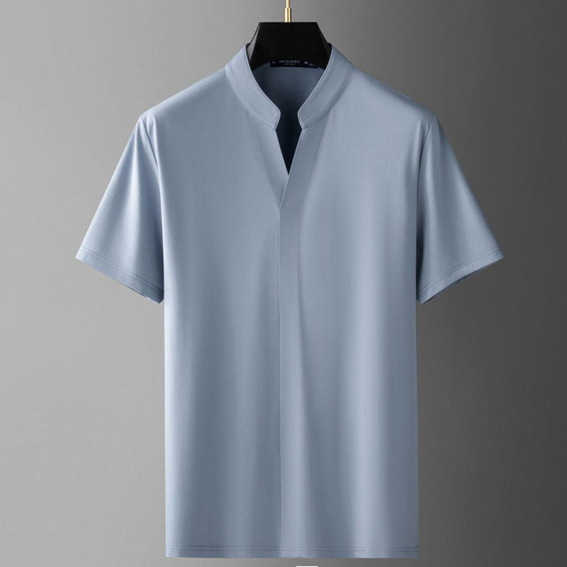 Summer fashion silky silk two- - Men'S Fashion V Neck T Shirts recensione e prezzo