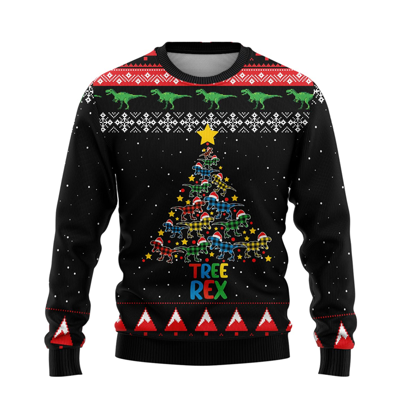In Funny Dinosaur Ugly Christm - Mens Xmas Fashion recensione e prezzo