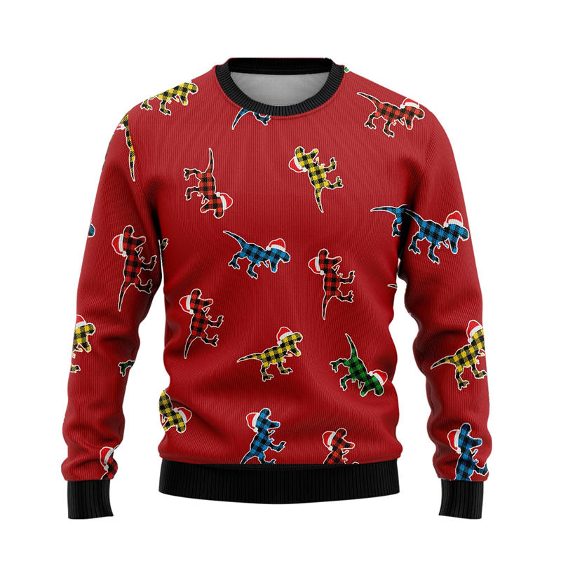In Funny Dinosaur Ugly Christm - Mens Xmas Fashion recensione e prezzo