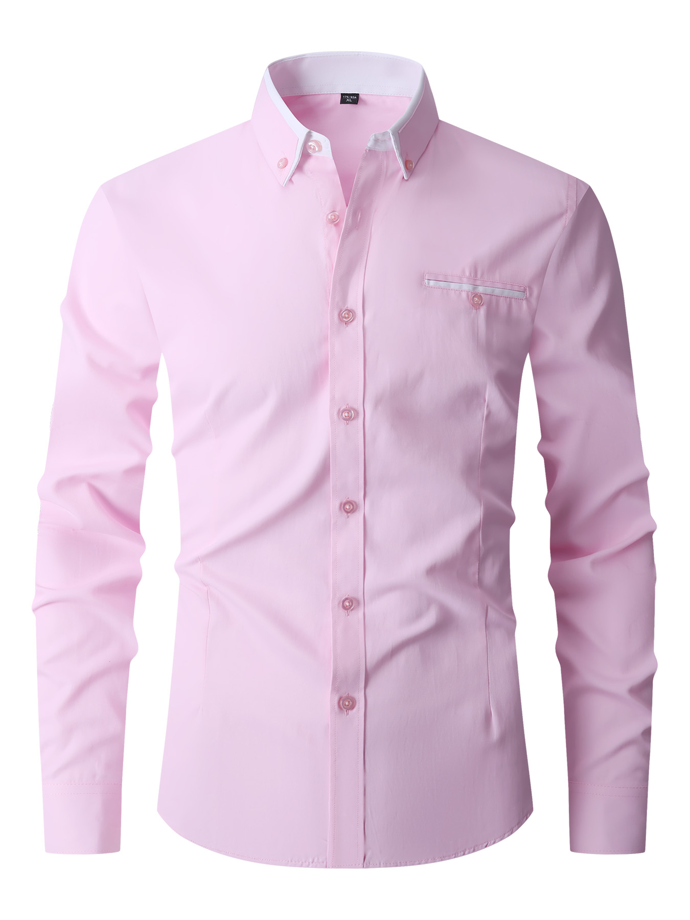 Men Formal Shirt Long Sleeve O - Mens Fashion Dress recensione e prezzo