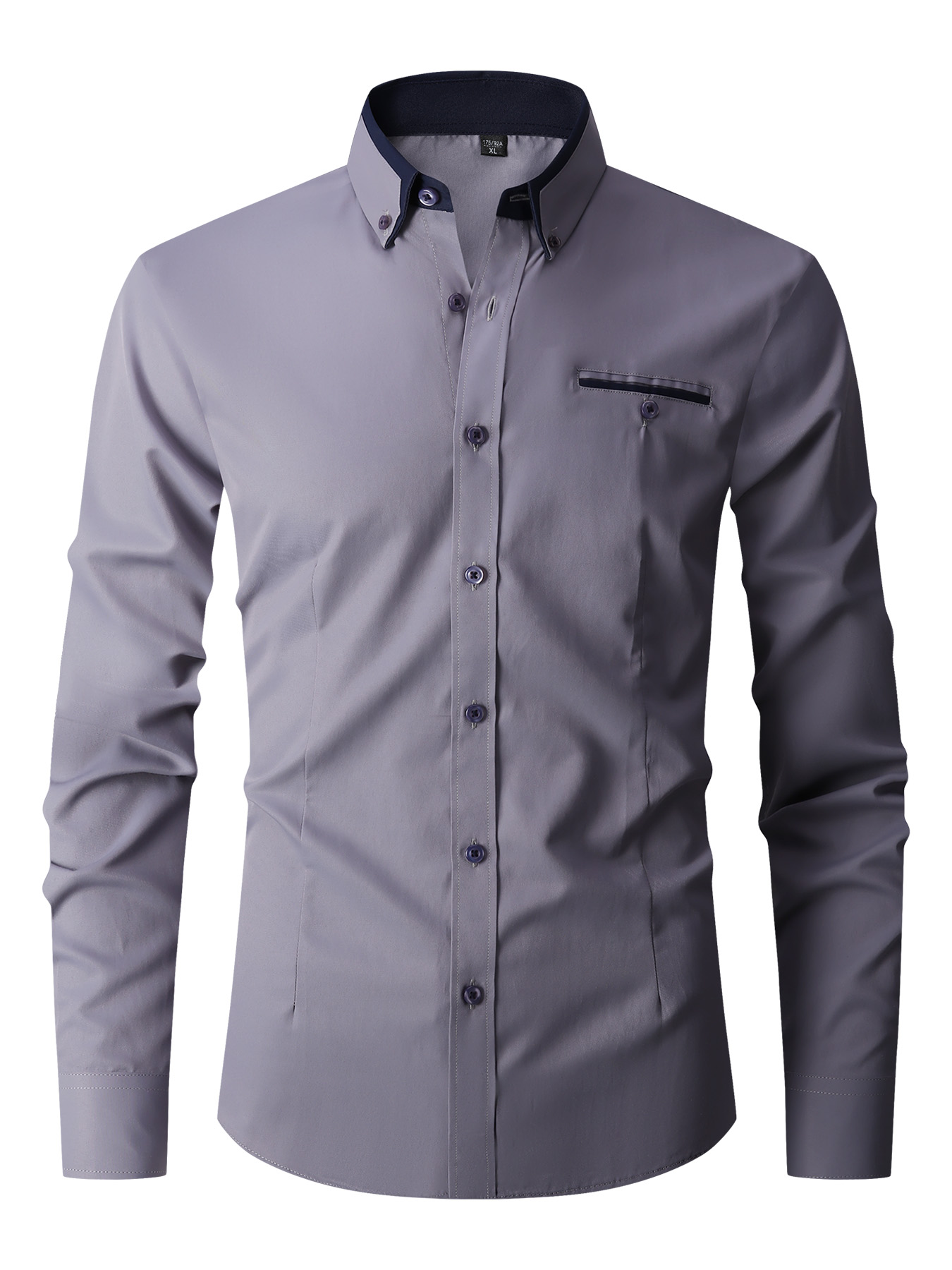 Men Formal Shirt Long Sleeve O - Mens Fashion Dress recensione e prezzo