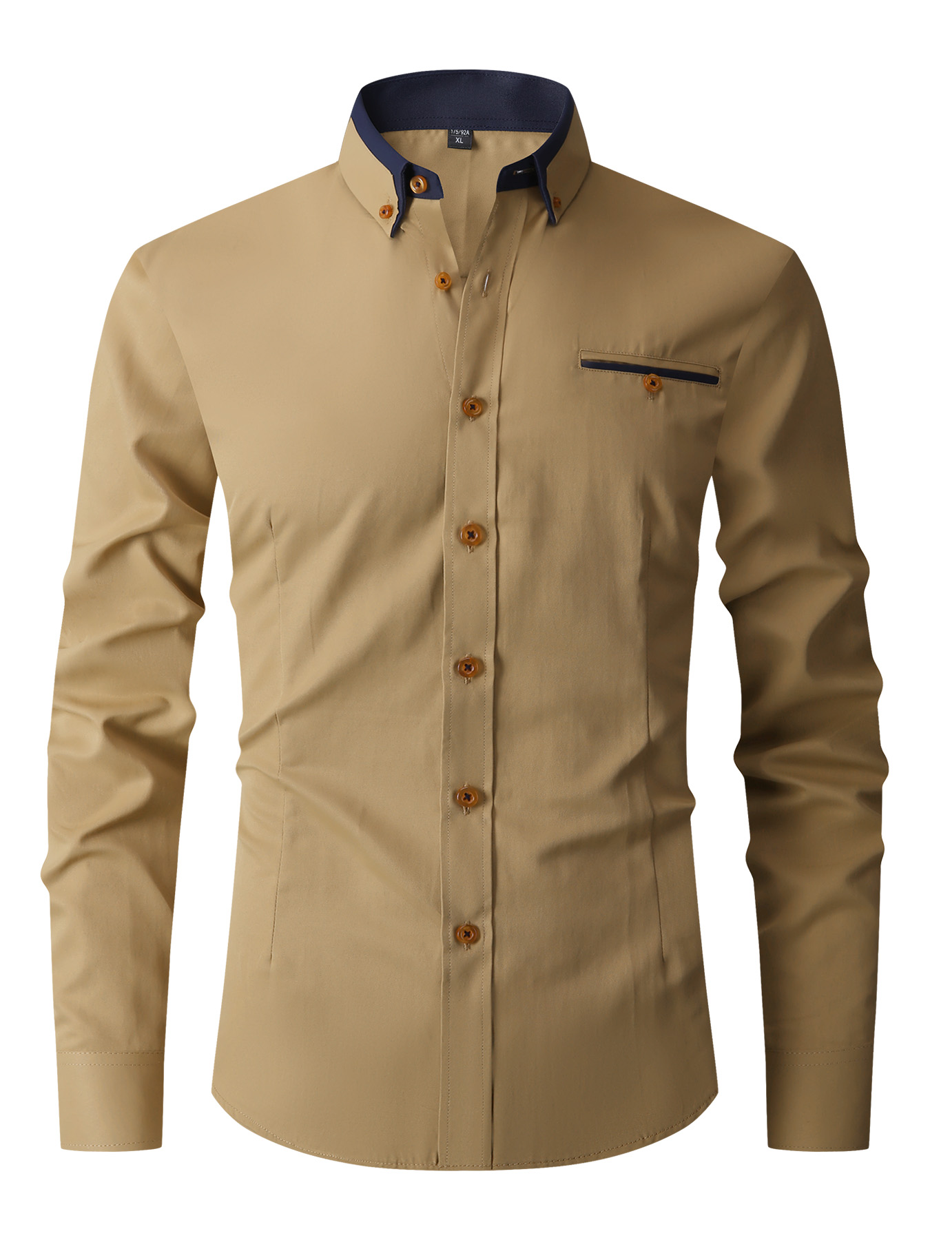 Men Formal Shirt Long Sleeve O - Mens Fashion Dress recensione e prezzo