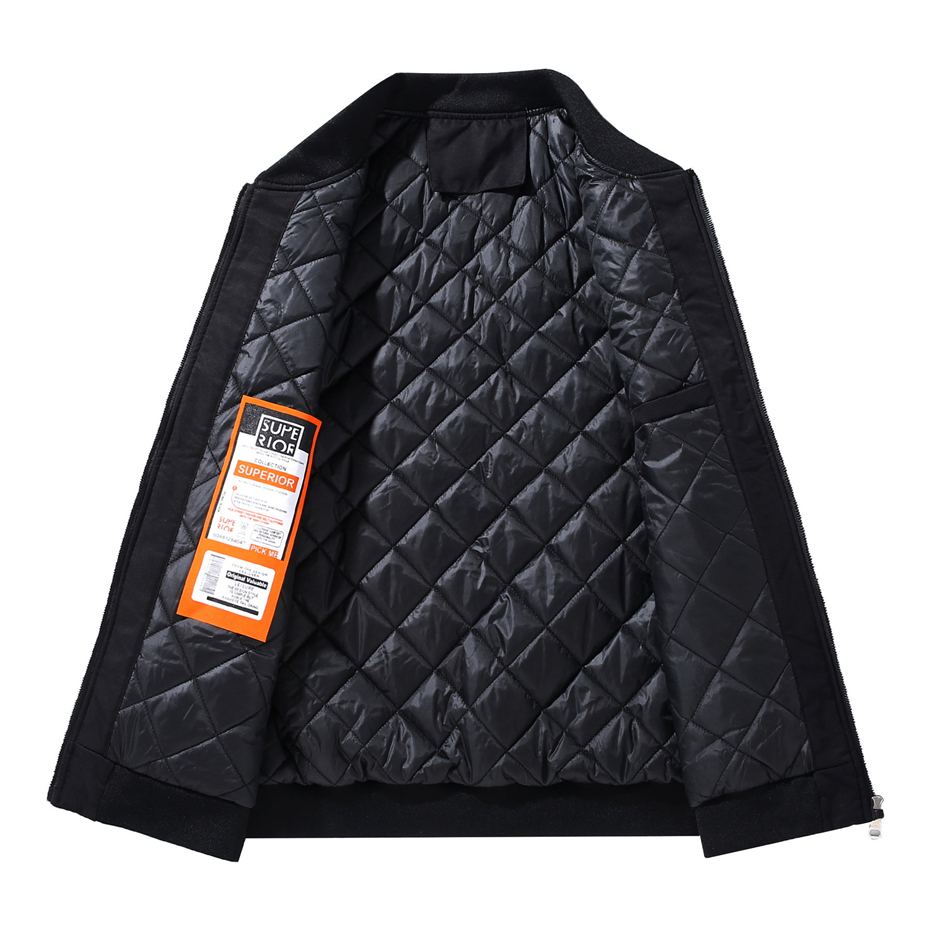 Thick Baseball Jacket Men Wint - Mens Fashion Bomber Jacket recensione e prezzo