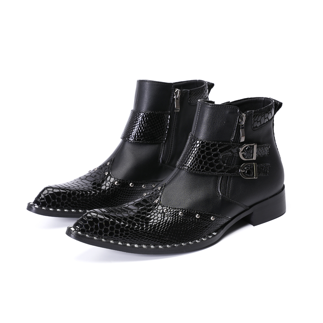 fashion rivets pointed toe men - Mens Fashion Dress recensione e prezzo