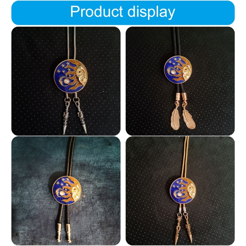 Delicate Jeweled Bolo Tie Cowb - Jeans Shirt Fashion For Men recensione e prezzo