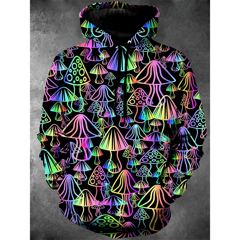 Magic Mushrooms Colorful Essen - Men'S Fashion Essentials 2025 recensione e prezzo