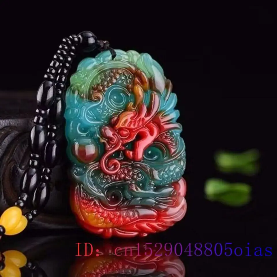Real Jade Dragon Pendant Neckl - Men'S Fashion Necklaces recensione e prezzo