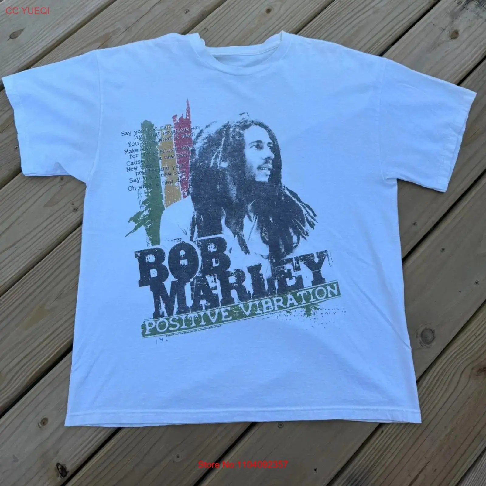 Vintage 2000s bob Marley Posit - Mens Fashion In The 2000S recensione e prezzo