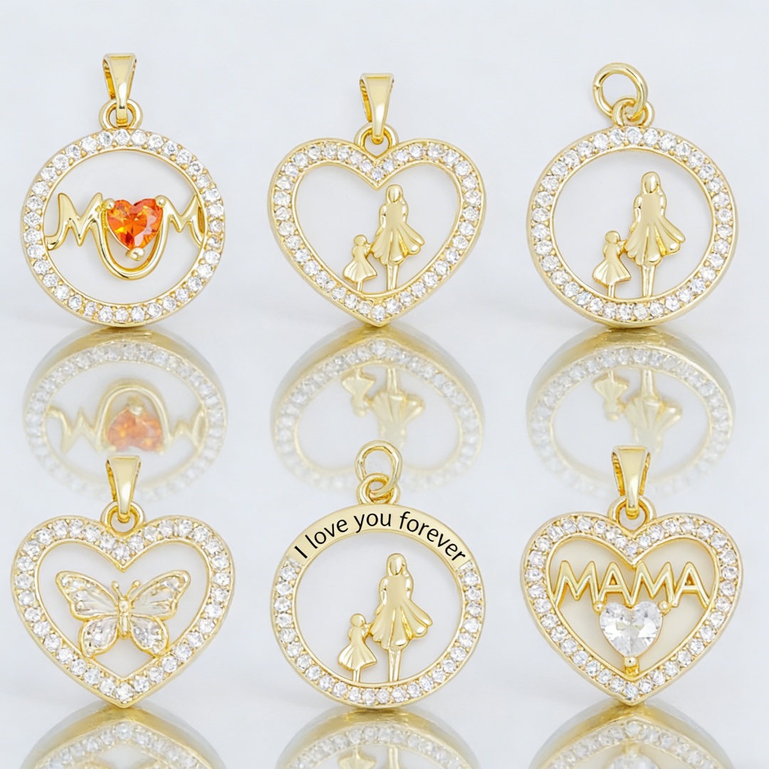 2Pcs Pendants Brass Mom Mother - Men'S Fashion Necklaces recensione e prezzo