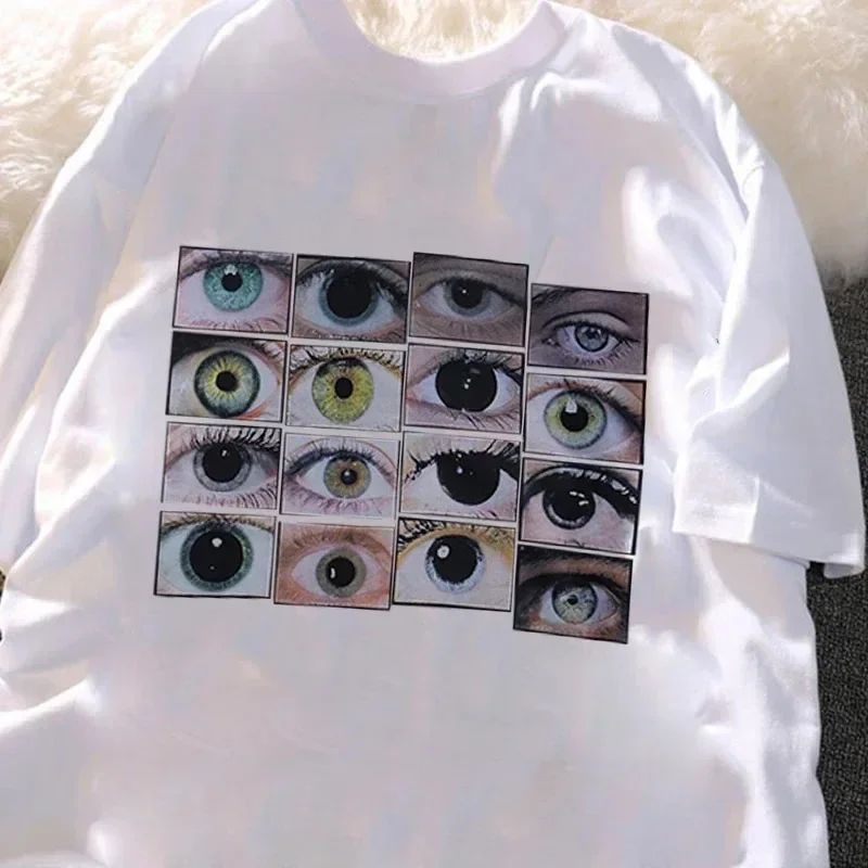 Eyes Printed Harajuku Y2K T-sh - Mens Fashion Dress Shirts recensione e prezzo