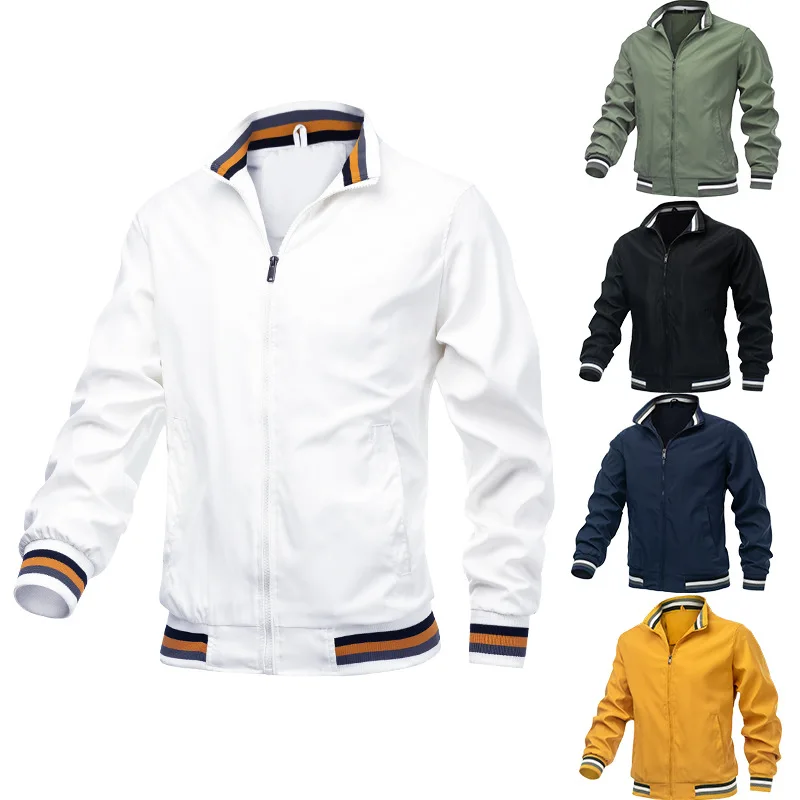 Spring Autumn Bomber Jacket Me - Mens Fashion Bomber Jacket recensione e prezzo