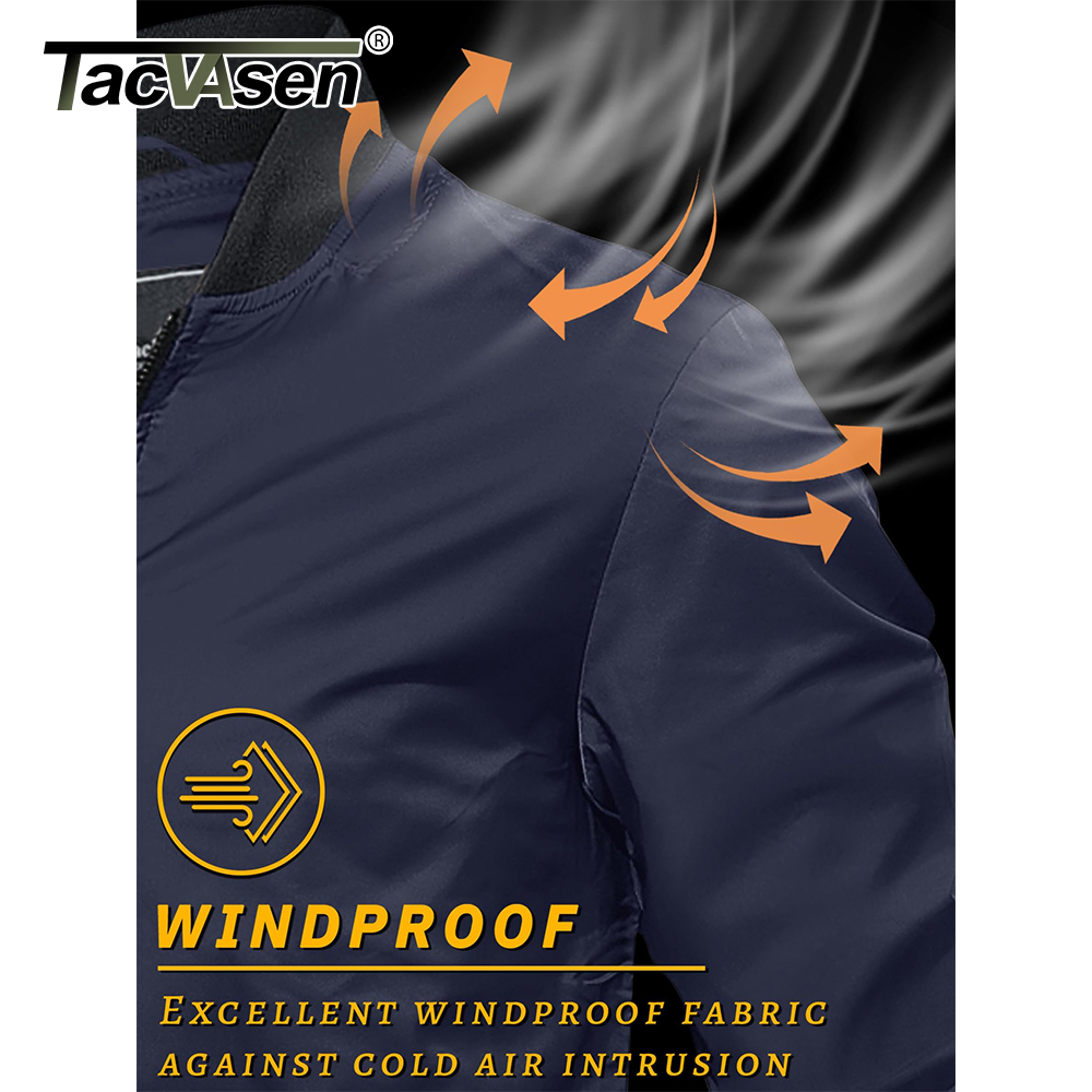 TACVASEN Men's Varsity Jacket  - Mens Fashion Bomber Jacket recensione e prezzo