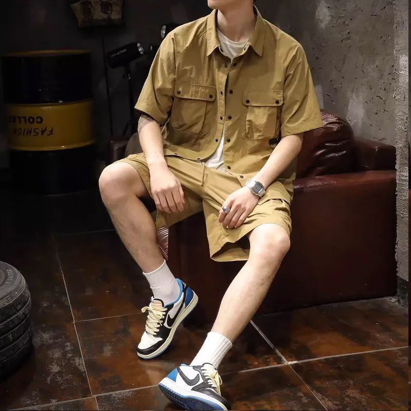 No Logo Khaki Man Sets Fashion - Men'S Fashion Essentials 2025 recensione e prezzo