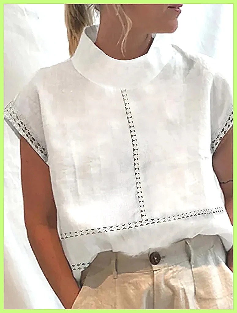 Women's Cotton Linen Pullover  - Linen Shirt Summer recensione e prezzo