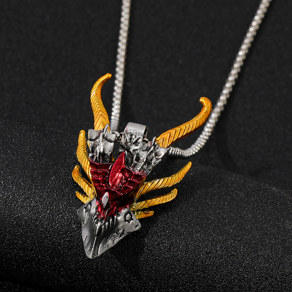Retro Hip-Hop Evil Dragon Head - Men'S Fashion Necklaces recensione e prezzo
