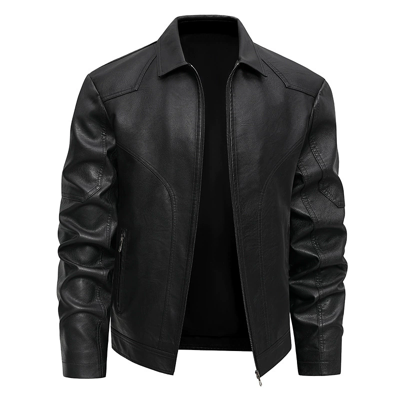 Men's Autumn Winter Coats Pu L - Mens Fashion Bomber Jacket recensione e prezzo