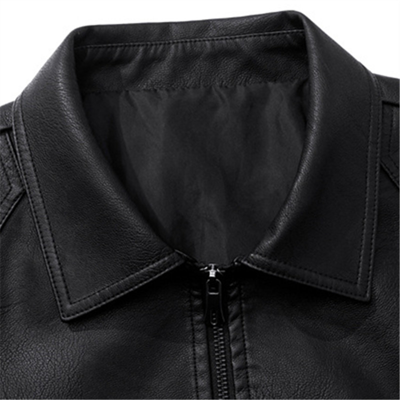 Men's Autumn Winter Coats Pu L - Mens Fashion Bomber Jacket recensione e prezzo