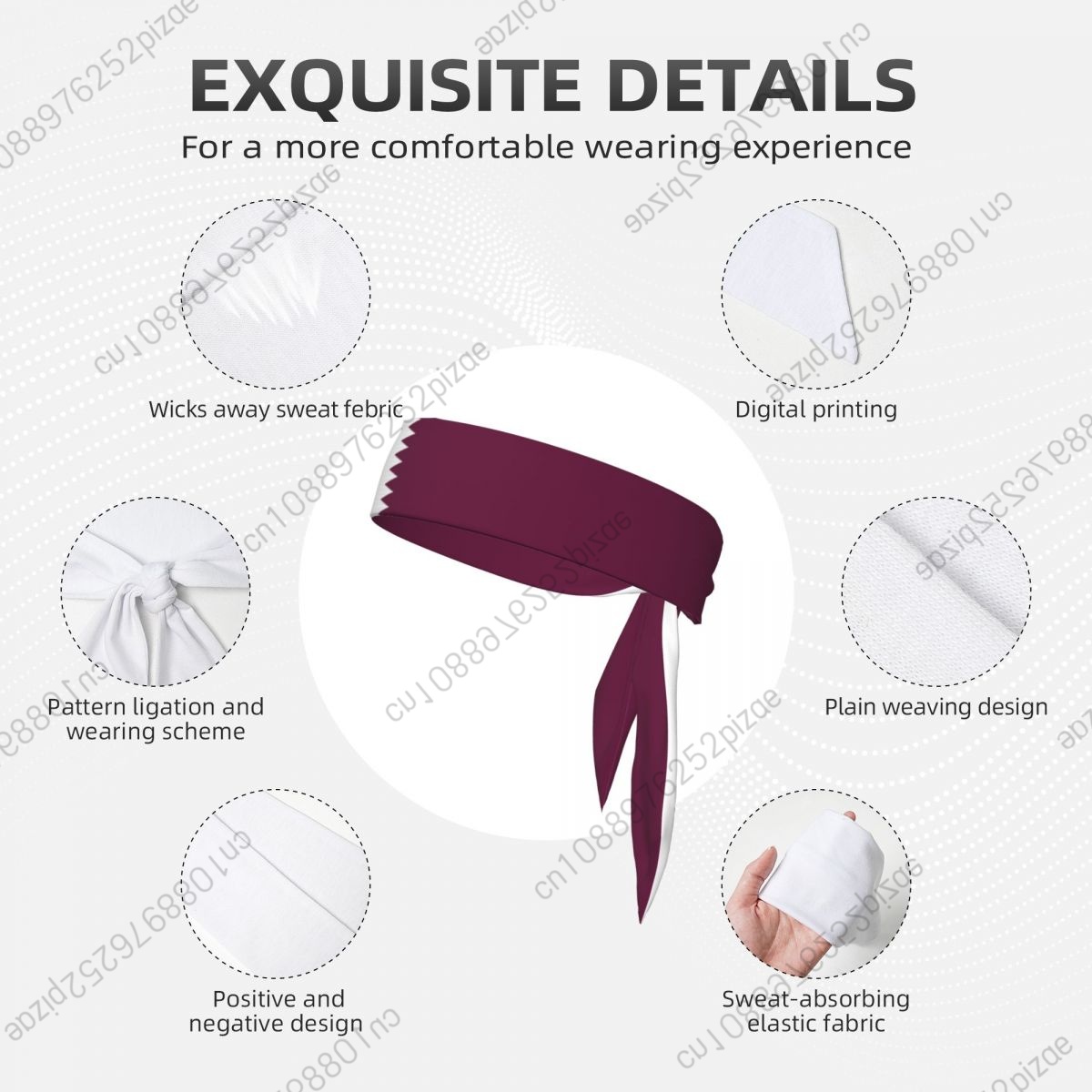Qatar Tie Headband for Men Wom - Men'S Fashion Qatar recensione e prezzo