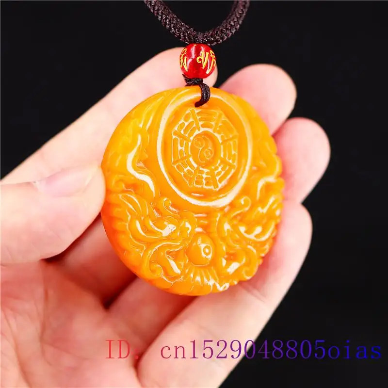 Yellow Jade Dragon Pendant Gif - Men'S Fashion Necklaces recensione e prezzo