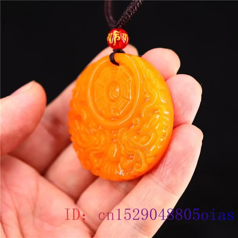 Yellow Jade Dragon Pendant Gif - Men'S Fashion Necklaces recensione e prezzo