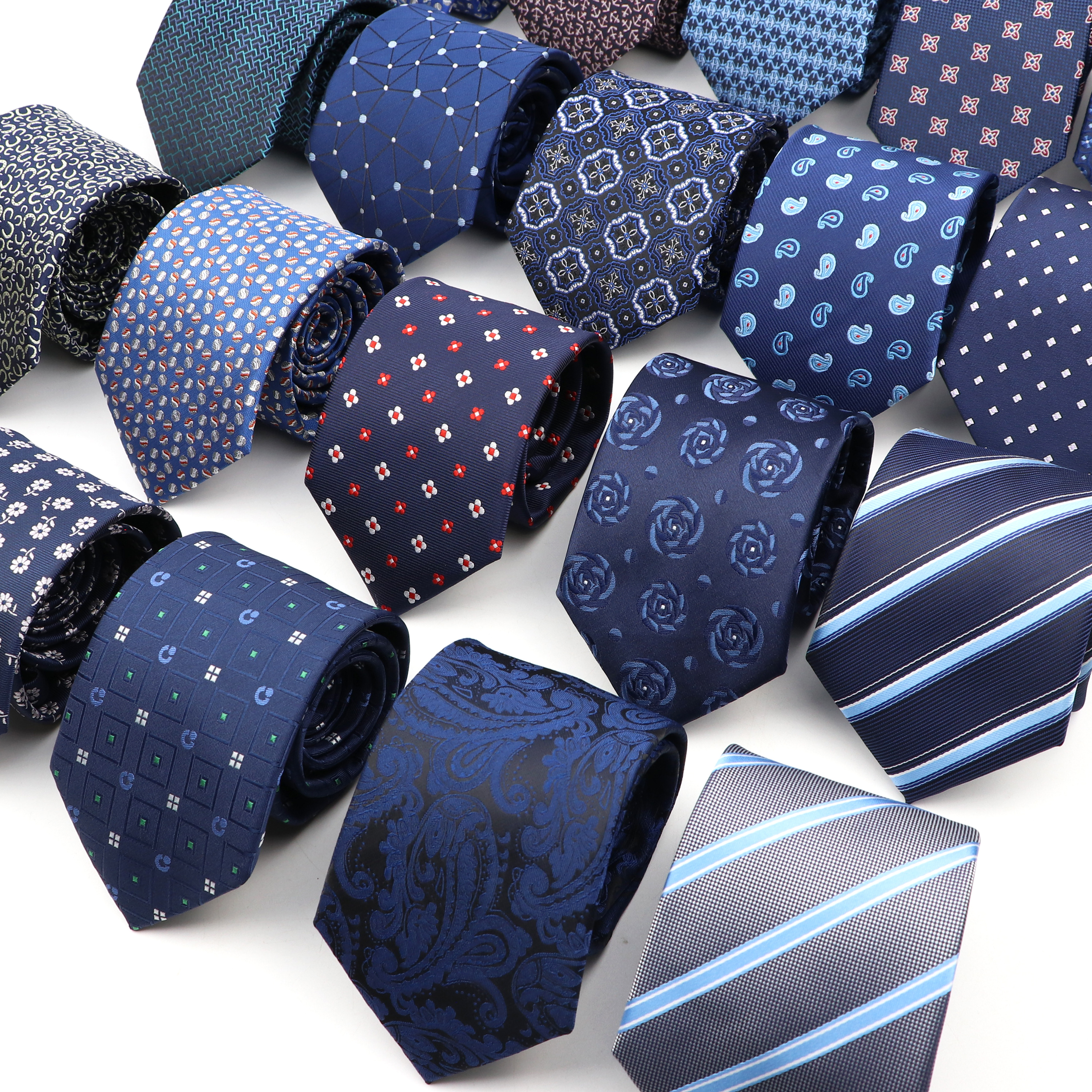 Classic Blue Red Gray Men's Ti - Mens Fashion Dress Shirts recensione e prezzo
