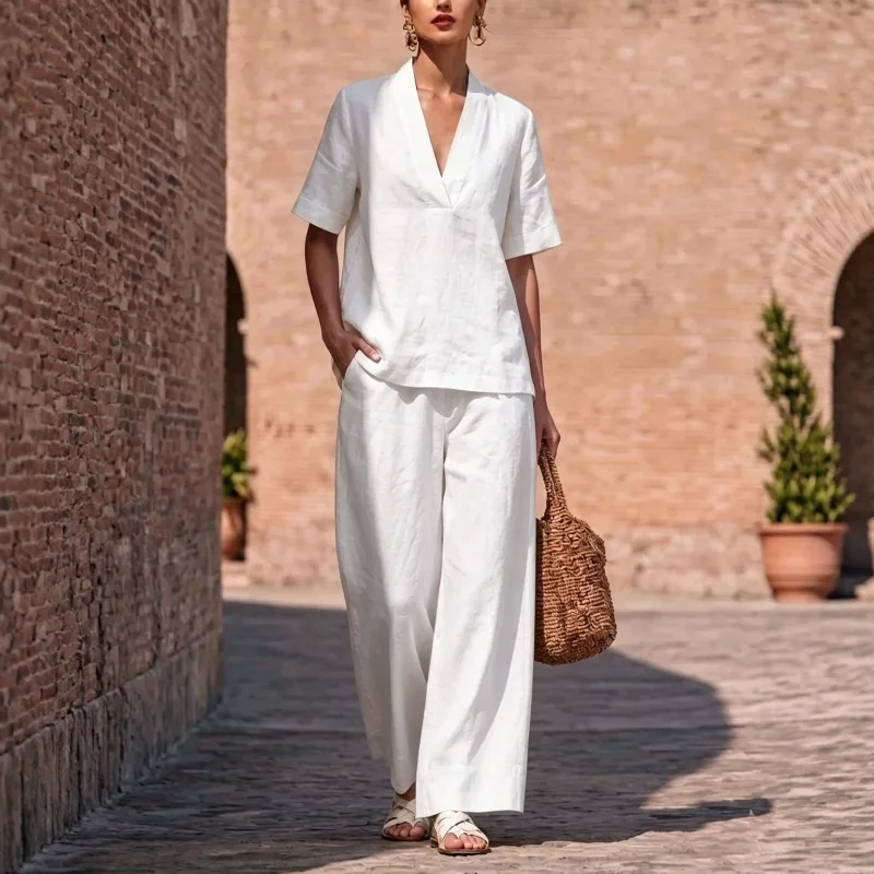 2026 V Neck Solid color Short  - Men'S Fashion Outfits 2026 recensione e prezzo
