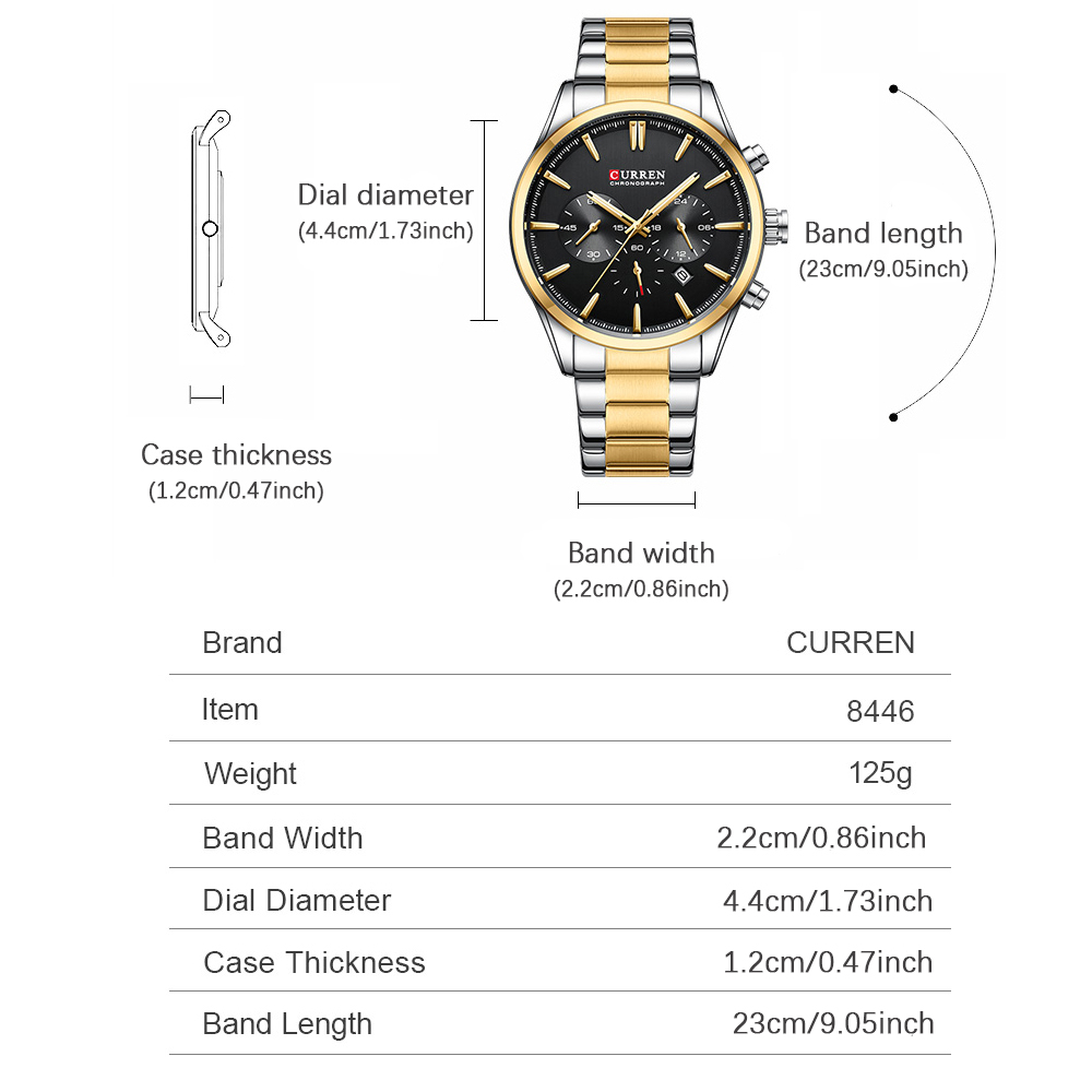 CURREN Casual Quartz Chrono Sp - Men'S Fashion Model recensione e prezzo