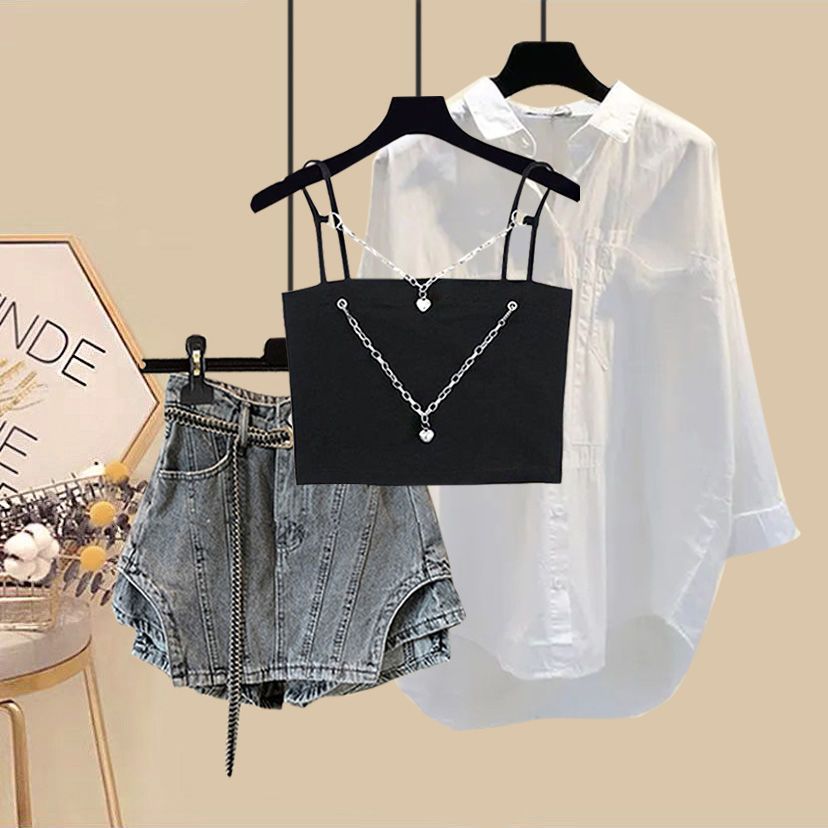 Summer Set Women's 2024 New Ko - Jeans Shirt Fashion For Men recensione e prezzo