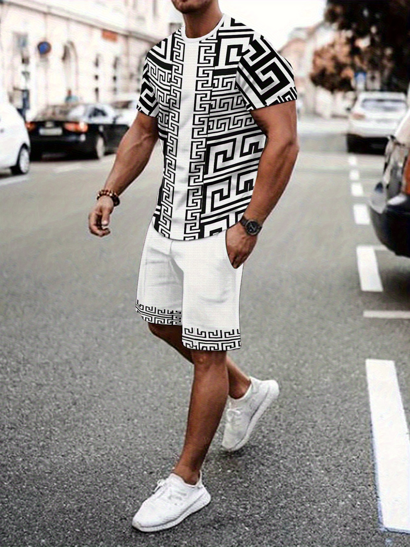 New Plus Size Men's T-shirt An - Men'S Fashion And Style recensione e prezzo